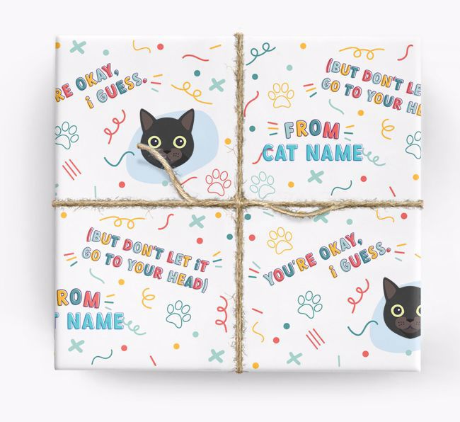 You're Okay: Personalised {breedFullName} Wrapping Paper